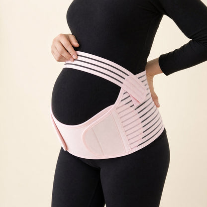 BumpBuddy Schwangerschaftsgürtel 4-in-1 in Rosa