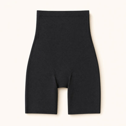 MamaFlex Rückbildungs-Shorts in Schwarz, hoher Bund