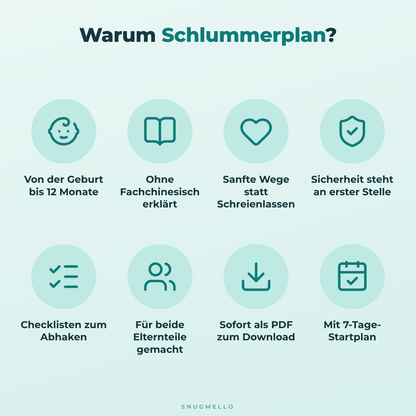 Warum Schlummerplan: acht Vorteile des Baby-Schlafguides