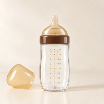 SipHug Anti-Kolik-Babyflasche 240 ml mit Schutzkappe
